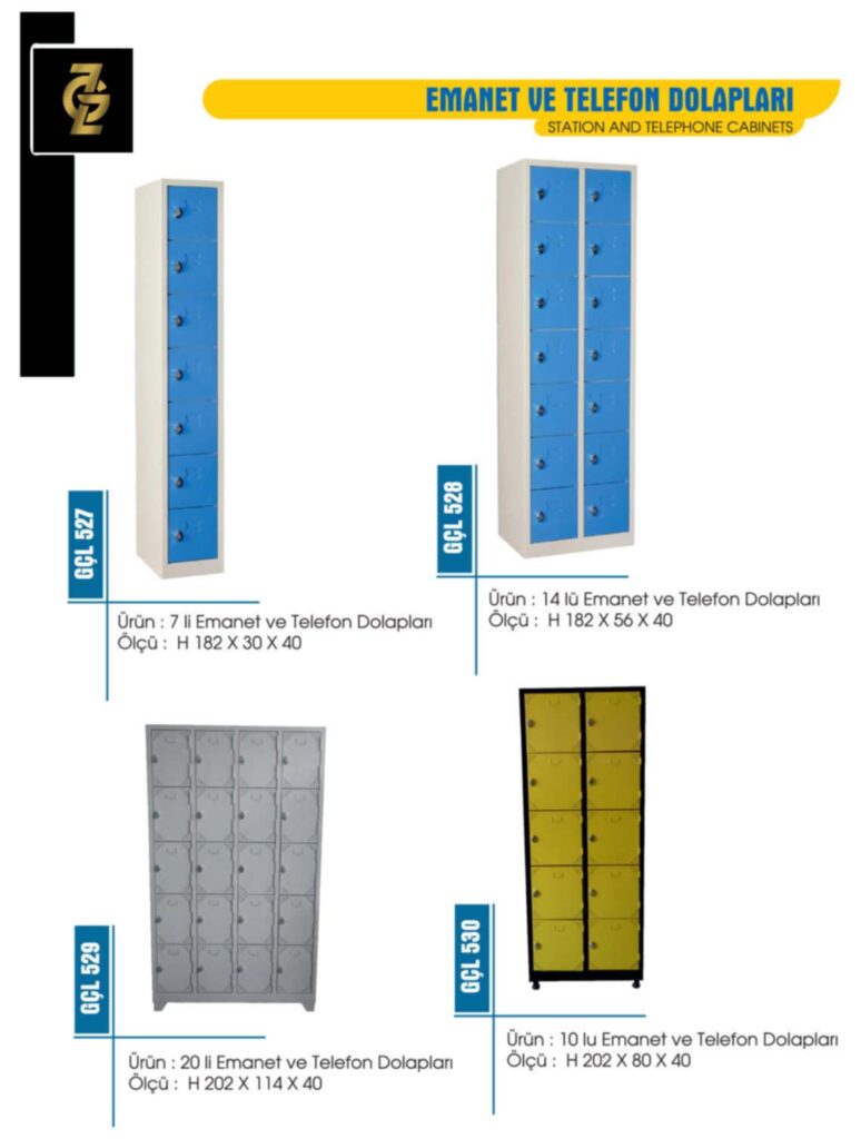 Konya Soyunma Dolabı ve Konya Çelik Dolap -ZG ZEKERİYA GÖÇEL