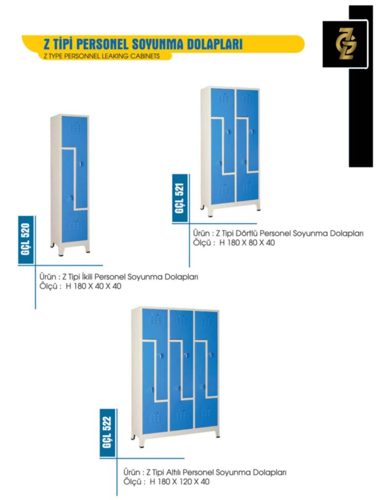 Konya Soyunma Dolabı ve Konya Çelik Dolap -ZG ZEKERİYA GÖÇEL